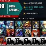 Ultimate God Pack beinhaltet alle Götter