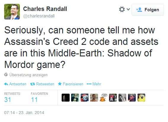 Tweet: Mordors Schatten Tweet: Mordors Schatten